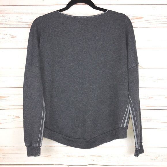 Gray Off-Shoulder Women's Top - Picture 6 of 8